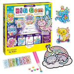 Axolotl Big Gem Diamond Painting Kit for Kids Ages 6-8+