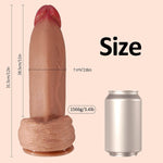 12'' Huge Thick Dildo, 2.8'' Diameter Realistic Silicone Dildo, Xxl Fat Dildos With Powerful Suction Cup Suitable For G-Spot Vaginal And Anal Stimulation, Sex Toy For Experienced Men And Women