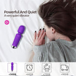 Vibrator Wand Rechargeable, Clitoral Stimulator G Spot Vibrators With 20 Patterns & 8 Speeds, Personal Cordless Wand Massager, Quiet & Waterproof Adult Sex Toys For Couples Women Pleasure Tools (A)