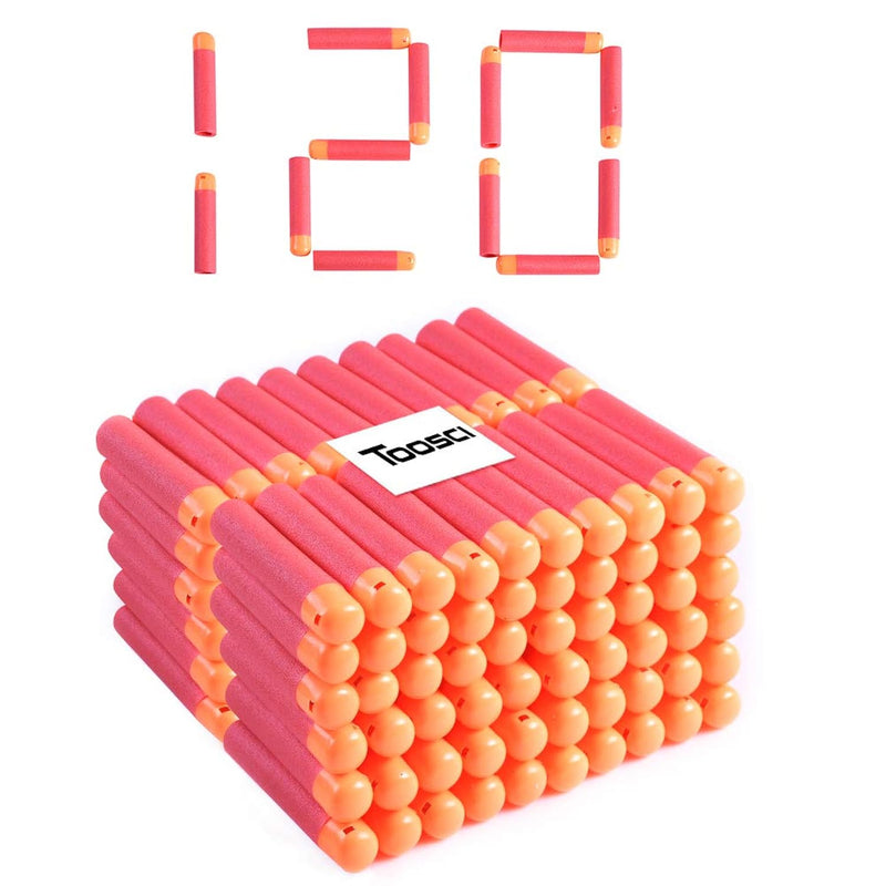 Mega Dart Refill Pack 120 Pcs 9.5Cm Red Premium Refill Bullets For N Strike