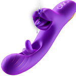 Vibrators Sex Toys For Women, Adult Toys Tongue Dildo Vibrator With 7 Licking & Flapping Modes, 7 Vibrations Thrusting Vibrator, Rose Sex Toy G Spot Vibrator Clit Stimulator Couples Sex Toys