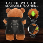 Exhibitionist Teddy Bear With Dildo Glow-In-The-Dark, Novelty Adult Sex Toys Fun Birthday Stuffed Animals Plush Gaggift For Girlfriend Couple Friend
