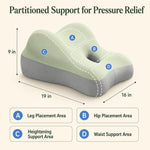 Ergonomic Memory Foam Support Cushion for Sitting, Lying & Body Positioning