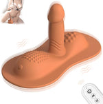 Ride-On Vibrator with Remote – Dual Stimulation Dildo & 10+10 Vibration Modes