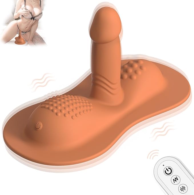 Ride-On Vibrator with Remote – Dual Stimulation Dildo & 10+10 Vibration Modes