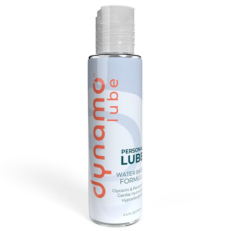 Dynamo Lube Water Based Formula 4.4Oz - Water-Based Personal Lubricant, Lube For Men, Women, And Couples, Non-Staining