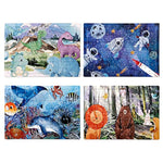 4 In 1 Increasing Difficulty Kid Puzzle For Kids, Ages 3-8, 24-60-Piece, Puzzles For Children Learning Educational Puzzle Toys For Boys And Girls Set For Kids(4 Puzzles)