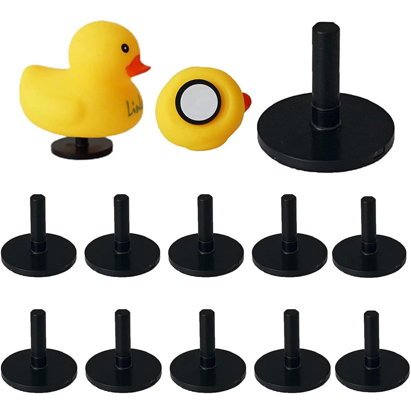10Pcs Duck Plug Rubber Duck Mount,Flock Locker Rubber Duck Holder For Jeep