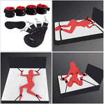 Bed Bondage Restraints Set For Couples With Wrist And Ankle Strap Blindfold Bdsm Under The Bed Restraints Ankle And Wrist Restraints Sm Bondage Gear & Accessories For Beginners And Couples