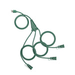 Outdoor Extension Cord 1 To 3 Splitter For Christmas, Total 12Ft, 13A 125V 162