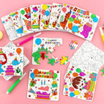 24 Sets Happy Birthday Crafts Puzzle for Kids Kit
