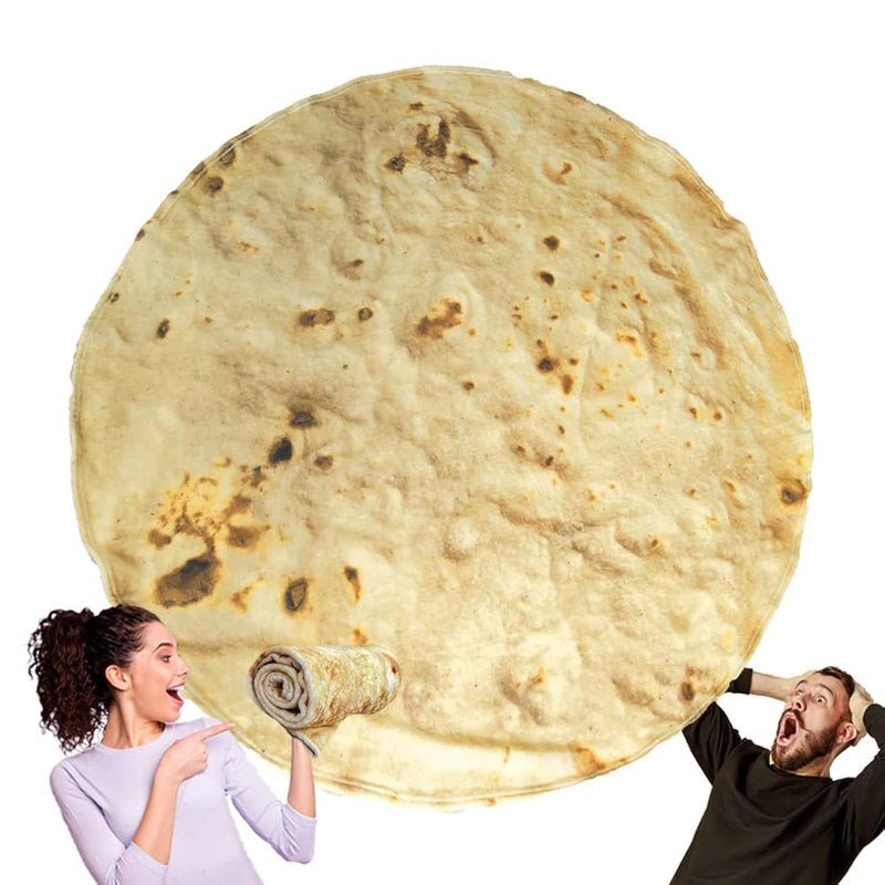 Tortilla Blankets - Enjoy The Taste Of Mexico With Double-Sided Realistic Desi