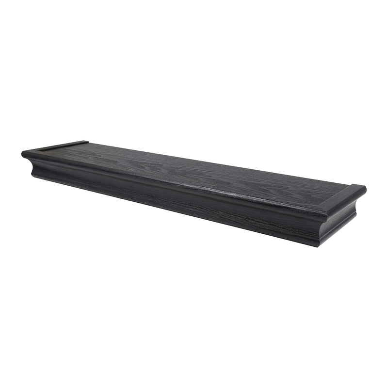 High & Mighty 515611 Decorative 24" Floating Shelf Holds Up To 20Lbs, Easy Too