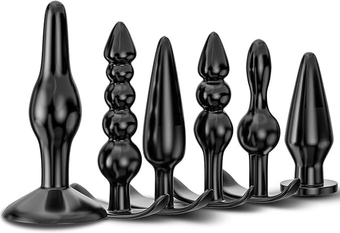 Silicone 6Pcs Butt Training Tool Anales Relaxing Plugs Adult Toy For Women And Couples Game Sunglasses 0409U8