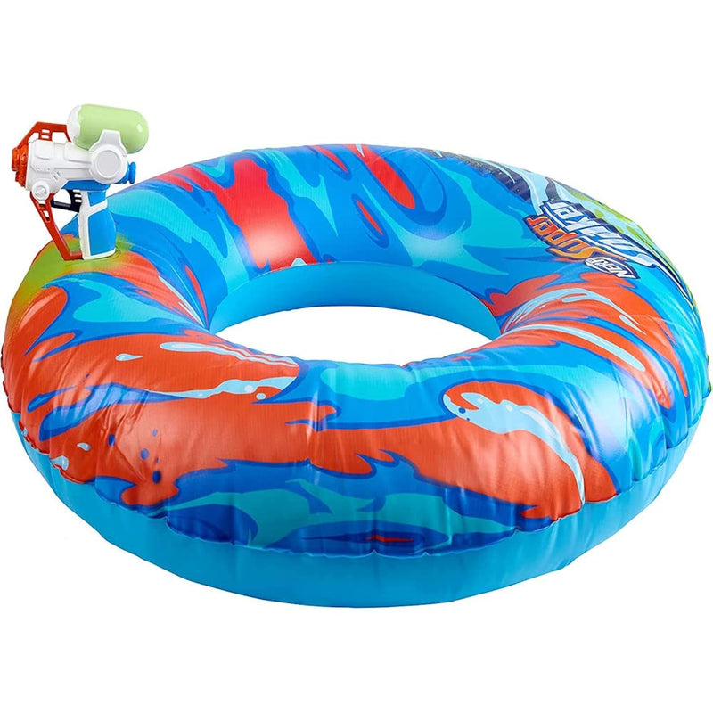NERF Super Soaker Hydro Battle Ride-On Cruiser – Inflatable Pool Float with