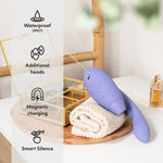 Duo 2 Lilac Dual Stimulation Pleasure Air Clitoris Stimulator Rabbit Vibrator & Pjur Aqua Water Based Personal Lubricant 3.4 Fl Oz - Female Sex Toys Bundle
