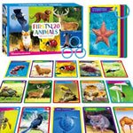 My First 120 Animals, 60Pcs Realistic Zoo Animal Cards Farm/Wild/Marine Animals/Insects/Birds Flashcards Montessori & Science Educational Toys Preschool Learning For Homeschool Preschool Toddler Kids