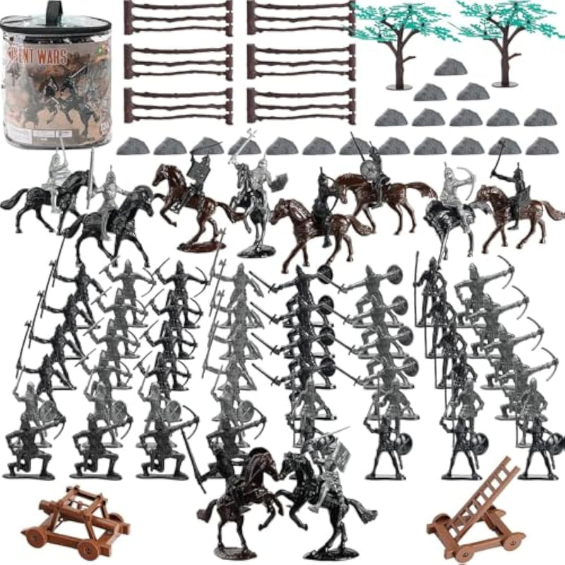 Medieval Knights Toys, Knight Action Figurines For Kids