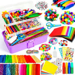 Back to School Arts and Crafts Supplies Kit with Glue Stick for Kids