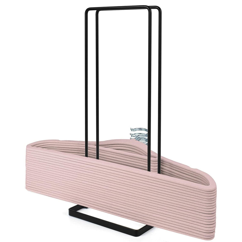 Hanger Storage Stacker Stand, Holds Up 110 Wire Clothes Hangers For Laundry Room