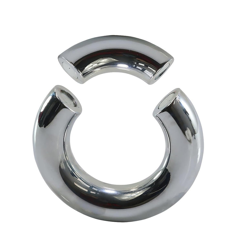 Thickened Metal Weighted Cock Ring Strong Magnet Quarter Penis Ring Bondage Delay Penis Ring For Long Lasting Stronger Sex Toy