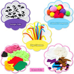 12Pcs Hand Puppet Making Kit for Kids