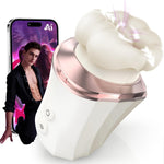 Sucking Vibrator Rose Sex Toy For Women -Upgraded 3In1 Mouth Vibrator Adult Sex Toys With 10 Sucking & Vibrating,App Control Rose Toy Clit Nipple Sucker G Spot Vibrators For Couples(White)