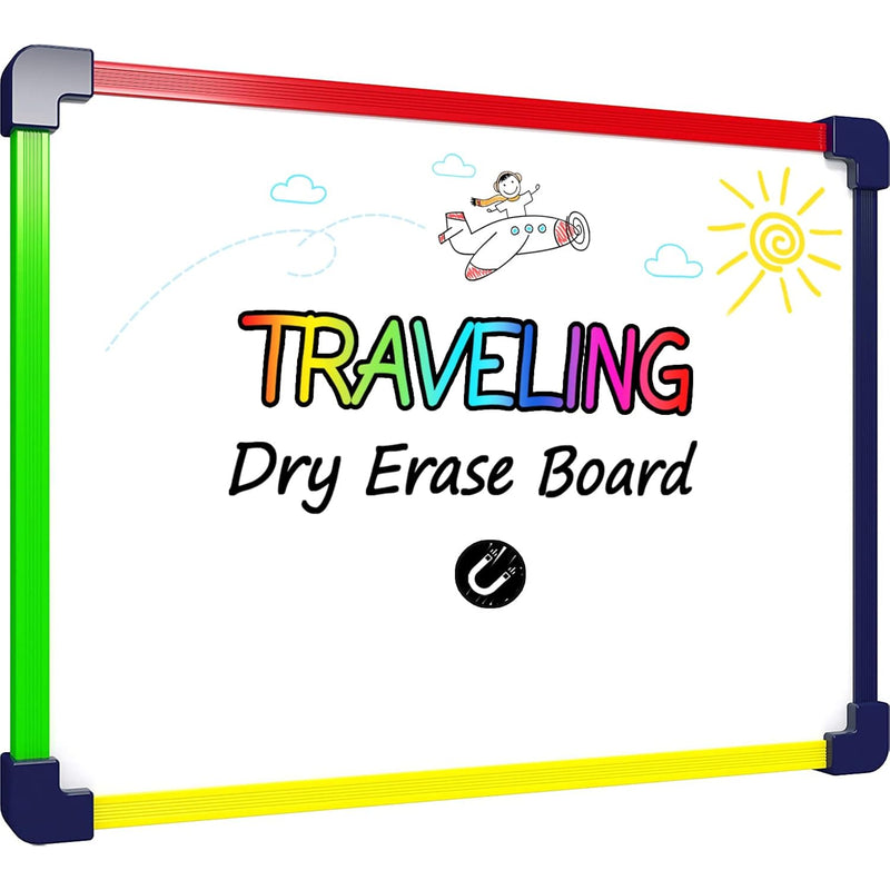Travel Size Art Coloring White Board For Kids 9”X12” Car Airplane Travel Es
