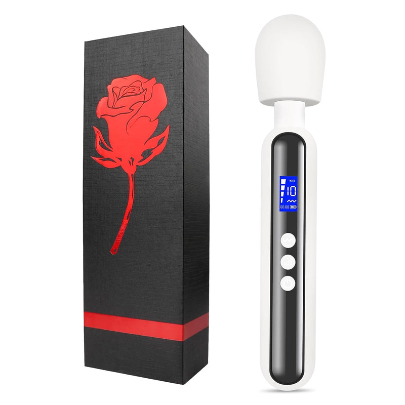 Vibrator Adult Sex Toys For Clitoral Stimulation Magic Handheld Powerful Vibrator With Display Powerful Handheld Vibrator For Female Partners