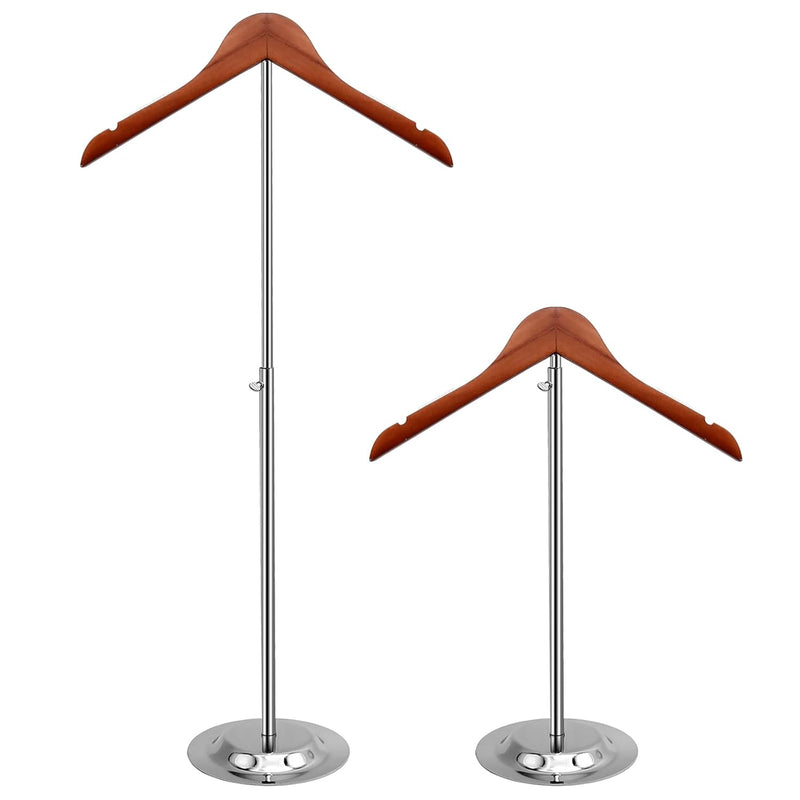 T-Shirt Display Rack Adjustable Hanger Portable All-Wood For Adult Adjustable Or