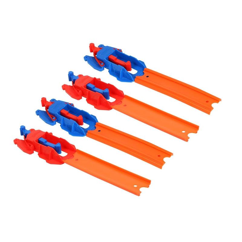 Hot Wheels Tracks Expansion Packs Track Pieces & Connectors 2 Blue 2 Red (L