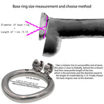 Chastity Device Ergonomic Stainless Steel Small Male Chastity Lock Cock Cage Adult Game Sex Toy Chs164?1.97 Inch / 50Mm?