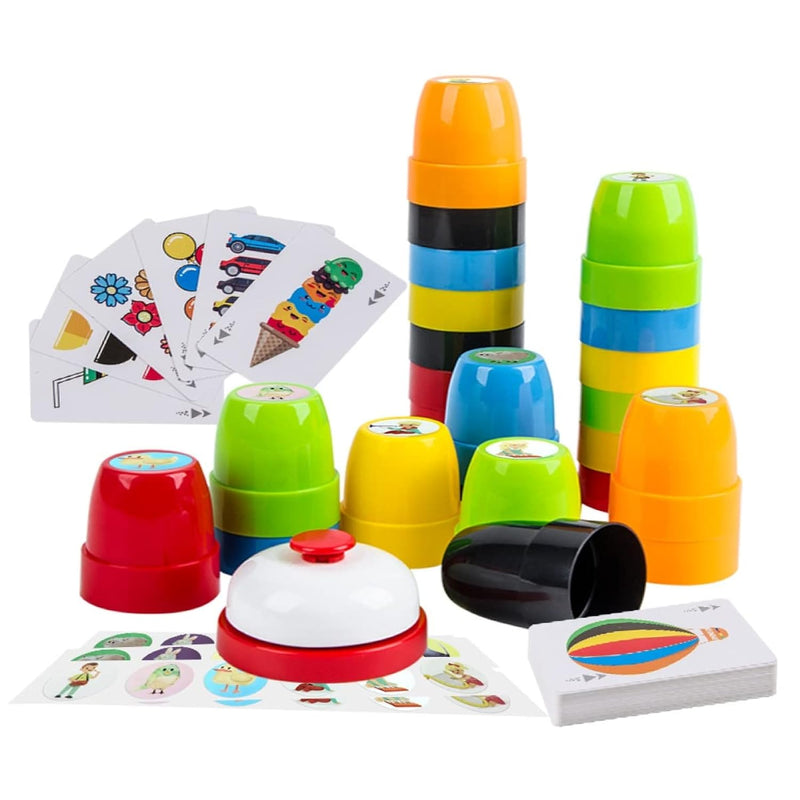 Quick Cups Games Set For Kids,Classic Speed Cups Games Set Parent Child Intera