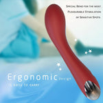 G Spot Vibrator Dildo For Vagina, Clitoral, Anal Stimulation With 10 Vibrations Modes Personal Powerful Quiet Vibrating Massager Rechargeable Waterproof Adult Sex Toy For Women, Men, Couples (Wine)