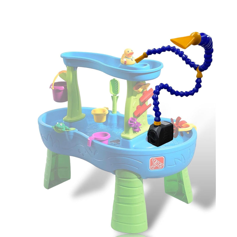Splash Unlimited Double Barrel: Water Table Pump Fun Summer Outdoor Water G