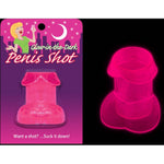 Kheper Games Glow-in-the-Dark Penis Shot Game, Pink