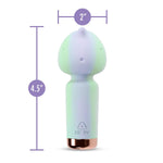 Blush Play With Me Unicorn Dreams 4.5" Clitoral Vibrator - 10 Vibration Modes W/Pleasure Nubs - Platinum Silicone Mini Massager, Nipple & Clit Stimulator, Rechargeable Women'S Adult Sex Toy -(Blue)