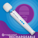 Authentic Magic Wand Rechargeable Massager - Ultra-Powerful Multispeed Cordless Personal Massager With Free Intimd Pin Point Massager