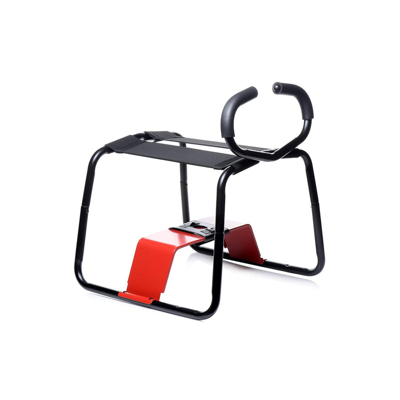 Ez-Ride Bangin Bench With Handles – Bdsm Compatible Sex Bench/Sex Chair For Men, Women & Couples Sturdy Steel Frame, Elastic Straps, Suction Cup Dildo Mount
