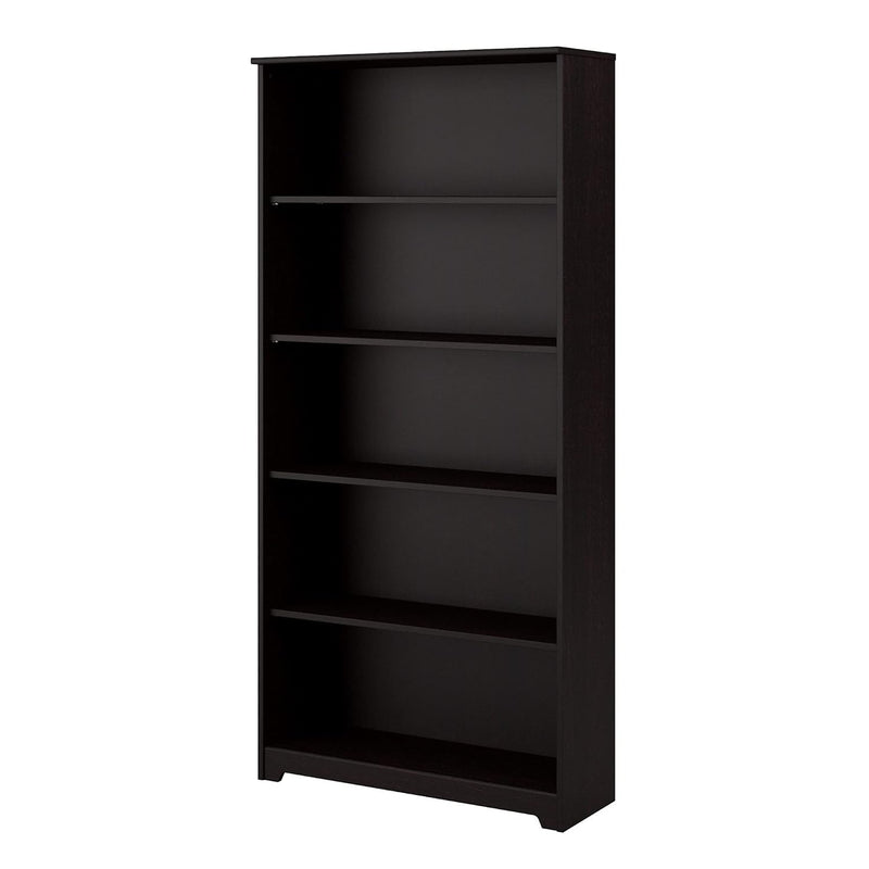 Cabot 5 Bookcase In Espresso Oak