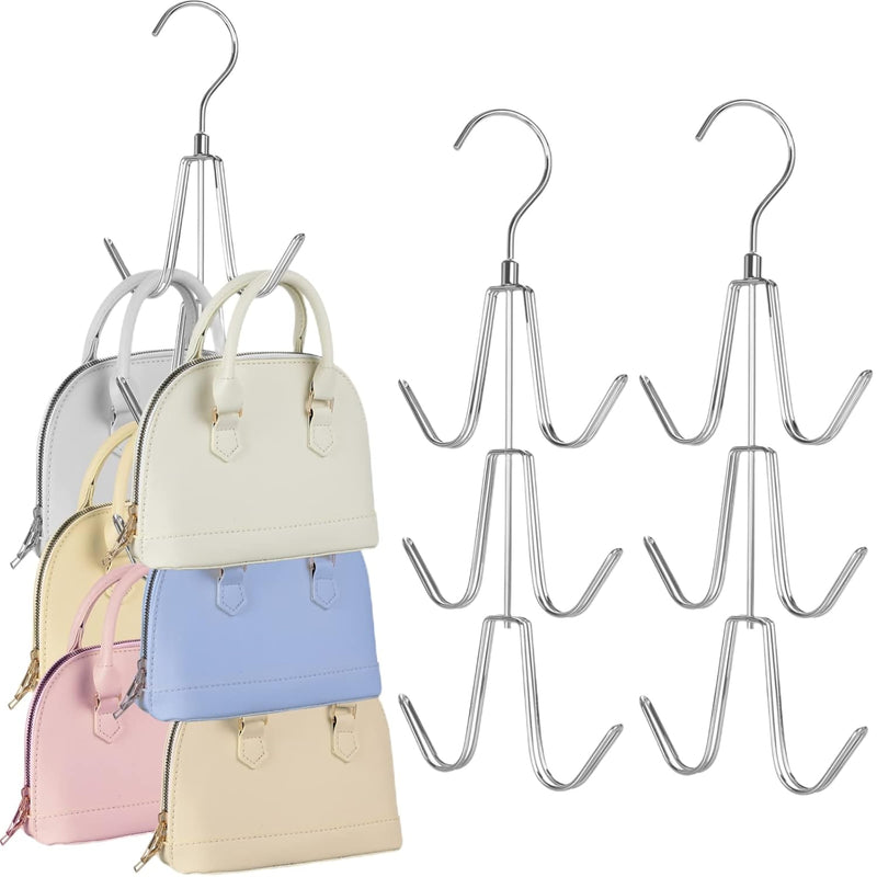 Purse Hanger Organizer For Closet, 2-Pack Handbag Organizer Hanger, 360°Swivel M