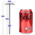 Stainless Steel Urethral Sounds Urethra Dilator Rod Male Penis Plug With Pink Gem For Urethral Training Stimulation Masturbation