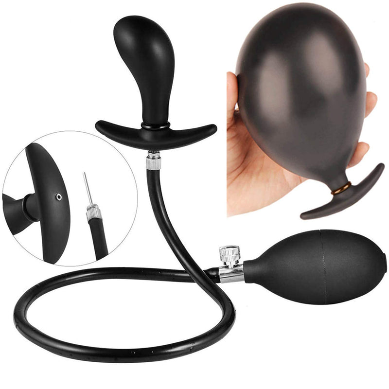 Leather Bondage Inflatable Strap-On Mouth Gag Masks - Faux Leather Lockable & Panel Gag Open Mouth Plug Breathable Restraint Head Hood For Unisex Adults Couples, Bdsm/Lgbt Fetish Hood