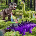 Dinosaur Toys For Kids 3 4 5 6 7 8 Years Old - Electronic Walking Dinosaur Figures For Boys 4-7 5-7, Toddler Boys Toys Set For Kids 3-5 With Sound Light, Birthday Gifts