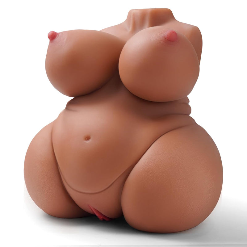 Sex Doll For Men Male Masturbator - 11 Lb Brown Bbw Torso Sex Dolls With Big Ass And Boobs, Male Sex Toy Adult Sex Toys Male Masturbators Pocket Pussy Adult Toy With Vagina Anal Men Sex Toys