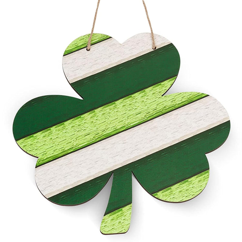 St Patricks Day Door Decorations, Shamrock Wooden Sign For Saint Patrick'S Day