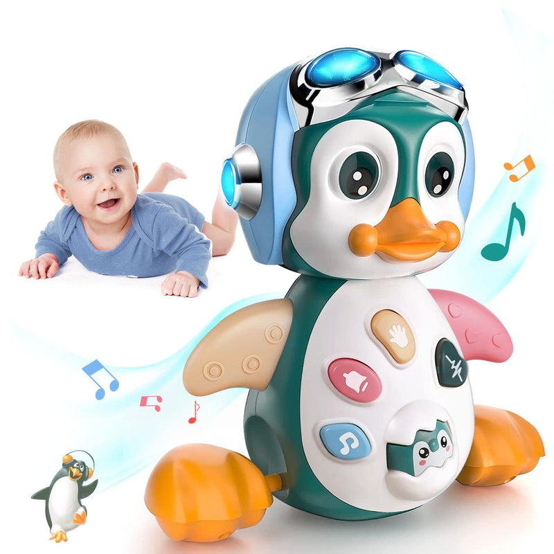 MOONTOY Penguin Baby Toys 6 to 12 Months Musical Light up Babies Toddler In