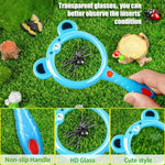 6Pcs Kids Magnifying Glass, Colorful Magnifying Glass For Kids, Hand Toy Magnify Glasses, Mini Magnifier Glasses For Science Class Reading Outdoor Observation Party Favor