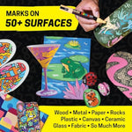PC-5M Paint Markers, 8 Count Medium Reversible Tip Set (1.8–2.5 mm) for Art and Decoration