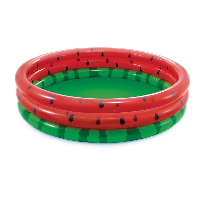 Intex 66-Inch Round Inflatable Outdoor Kids Swimming and Wading Watermelon